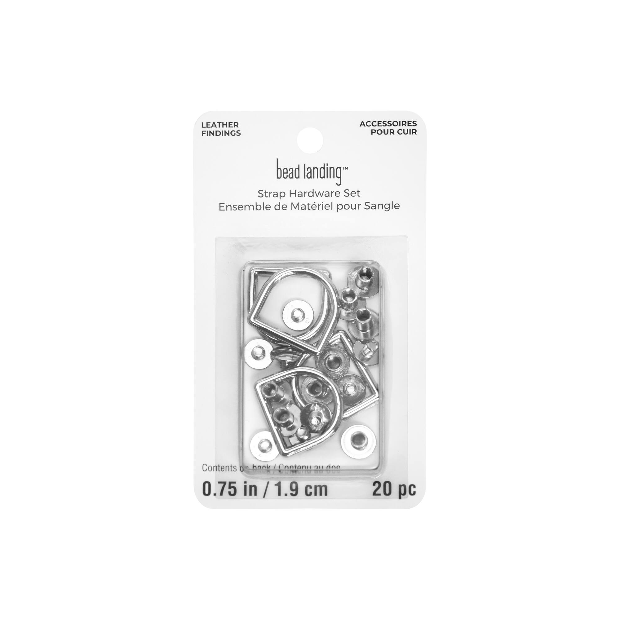 Nickel Strap Hardware Set by Bead Landing™